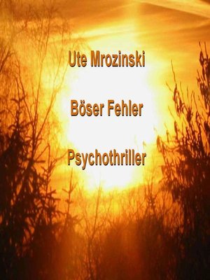 cover image of Böser Fehler